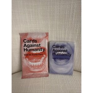 Cards Against Humanity Vote For Trump Pack  & Vote For Hillary Pack Pair Sealed